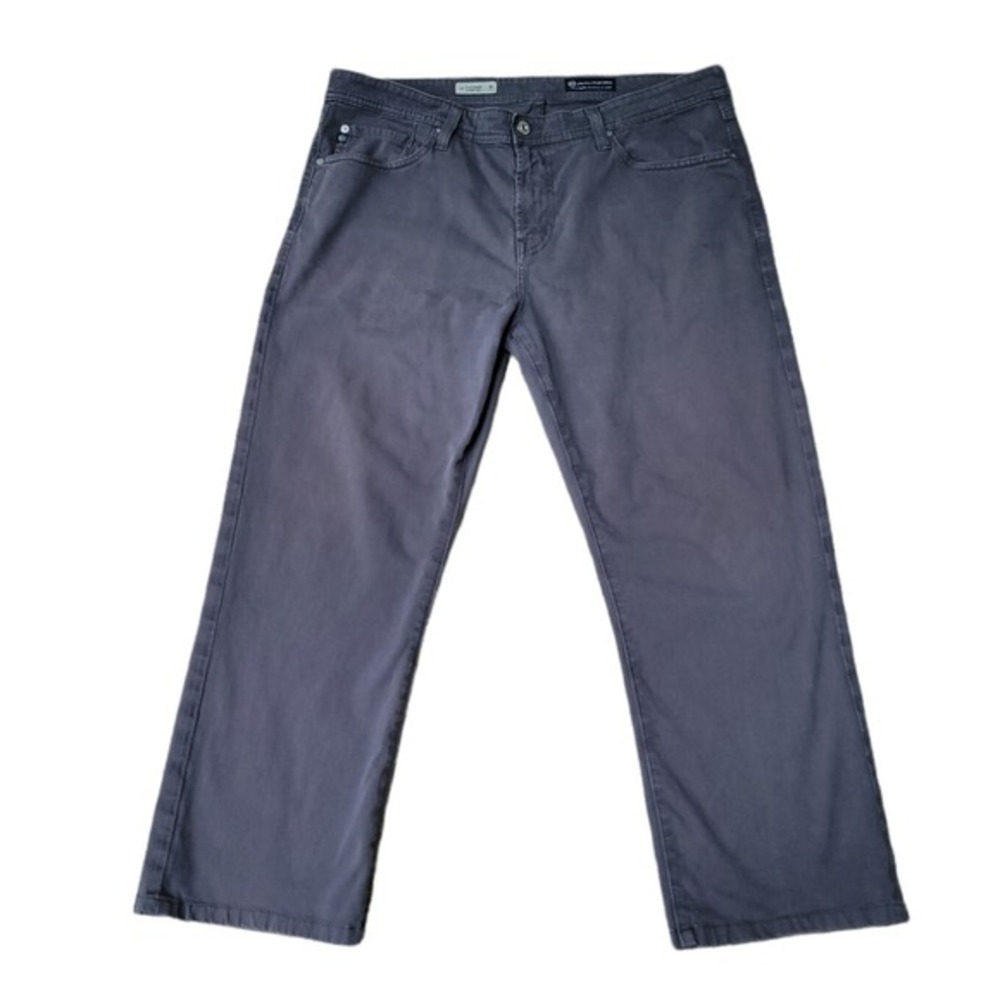 Adriano Goldschmied The‎ Protege Straight Leg Gray Pants Mens 38